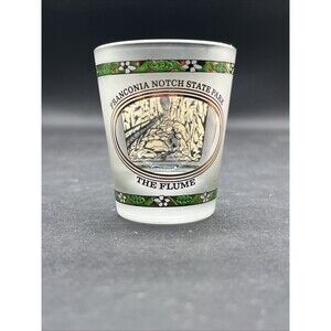 Franconia Notch State Park “The Flume” Gold Embossed Shot Glass